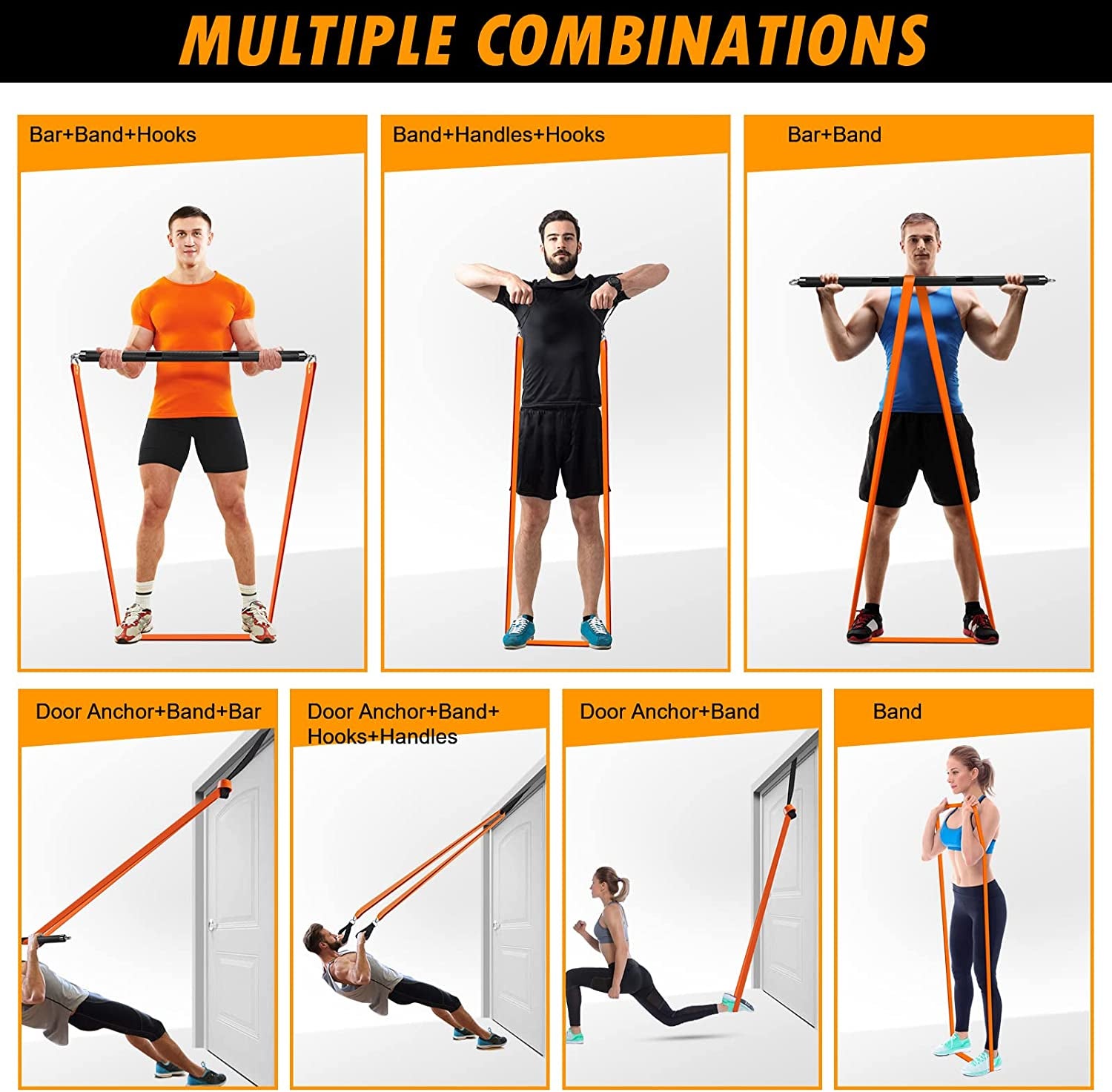 Get Fit or Get Outta Here: The Portable Resistance Band Bar Set for Couch Potatoes Who Lift 500LBS of Snacks!